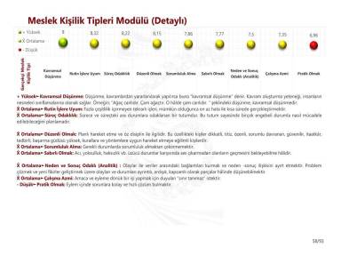 Meslek Kişilik Tipleri Modülü (Detaylı)