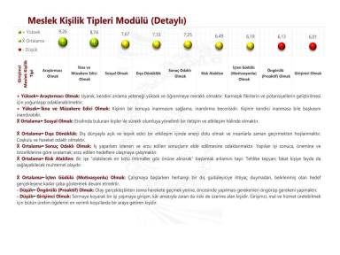 Meslek Kişilik Tipleri Modülü (Detaylı)