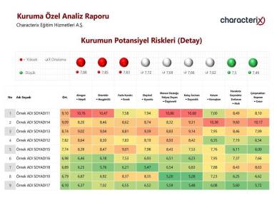 Kurumun Potansiyel Riskleri (Detay)